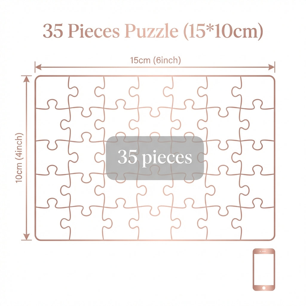 In Loving Memory™ Custom Memorial Puzzle – Personalized Photo Tribute for Those Gone Too Soon