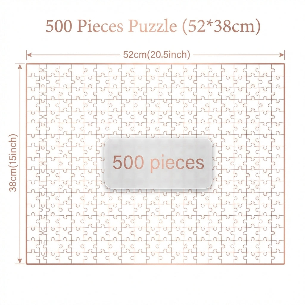 In Loving Memory™ Custom Memorial Puzzle – Personalized Photo Tribute for Those Gone Too Soon