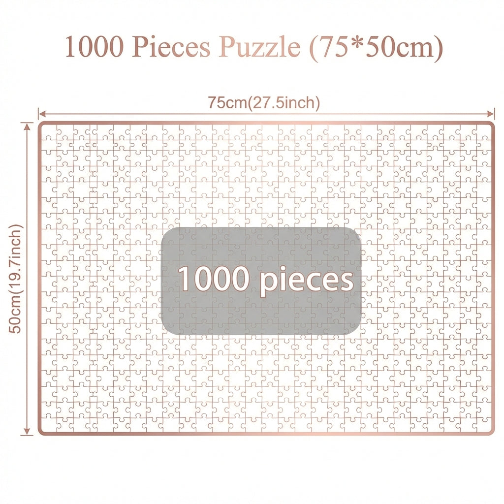 In Loving Memory™ Custom Memorial Puzzle – Personalized Photo Tribute for Those Gone Too Soon